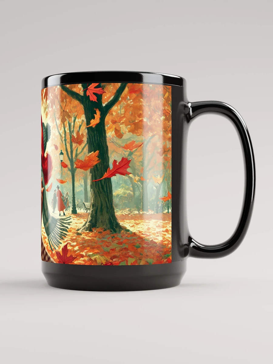 Autumn Joy Black Glossy Mug product image (2)