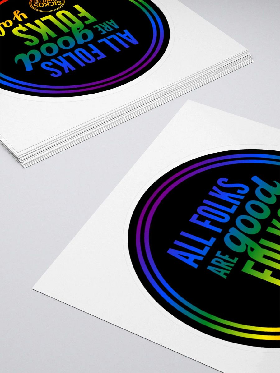 All Folks are Good Folks, Y'all Sticker product image (10)
