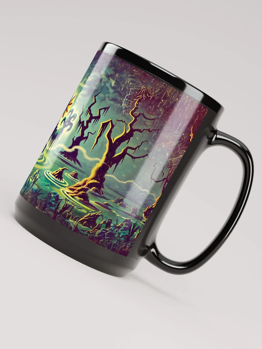 Monster in a Swamp Black Glossy Mug product image (5)