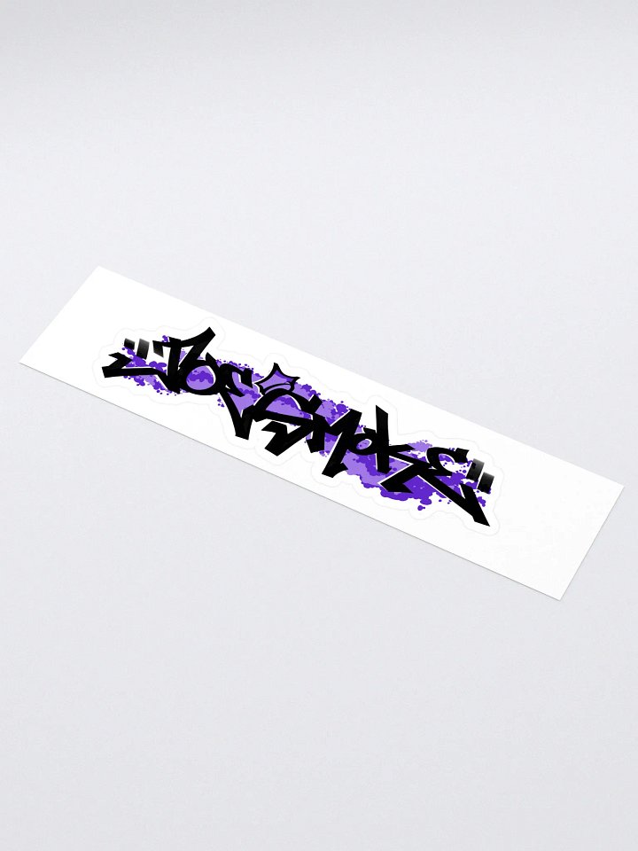 JoeSmoke Graffiti Sticker Purple Splatter product image (1)