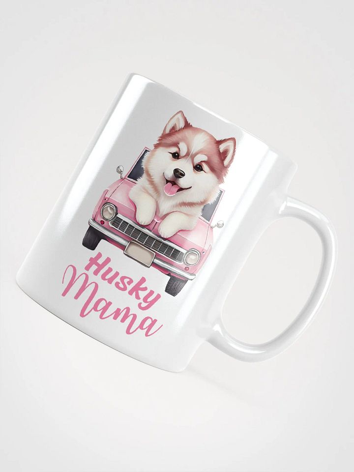 Husky Mommy White Glossy Mug product image (1)