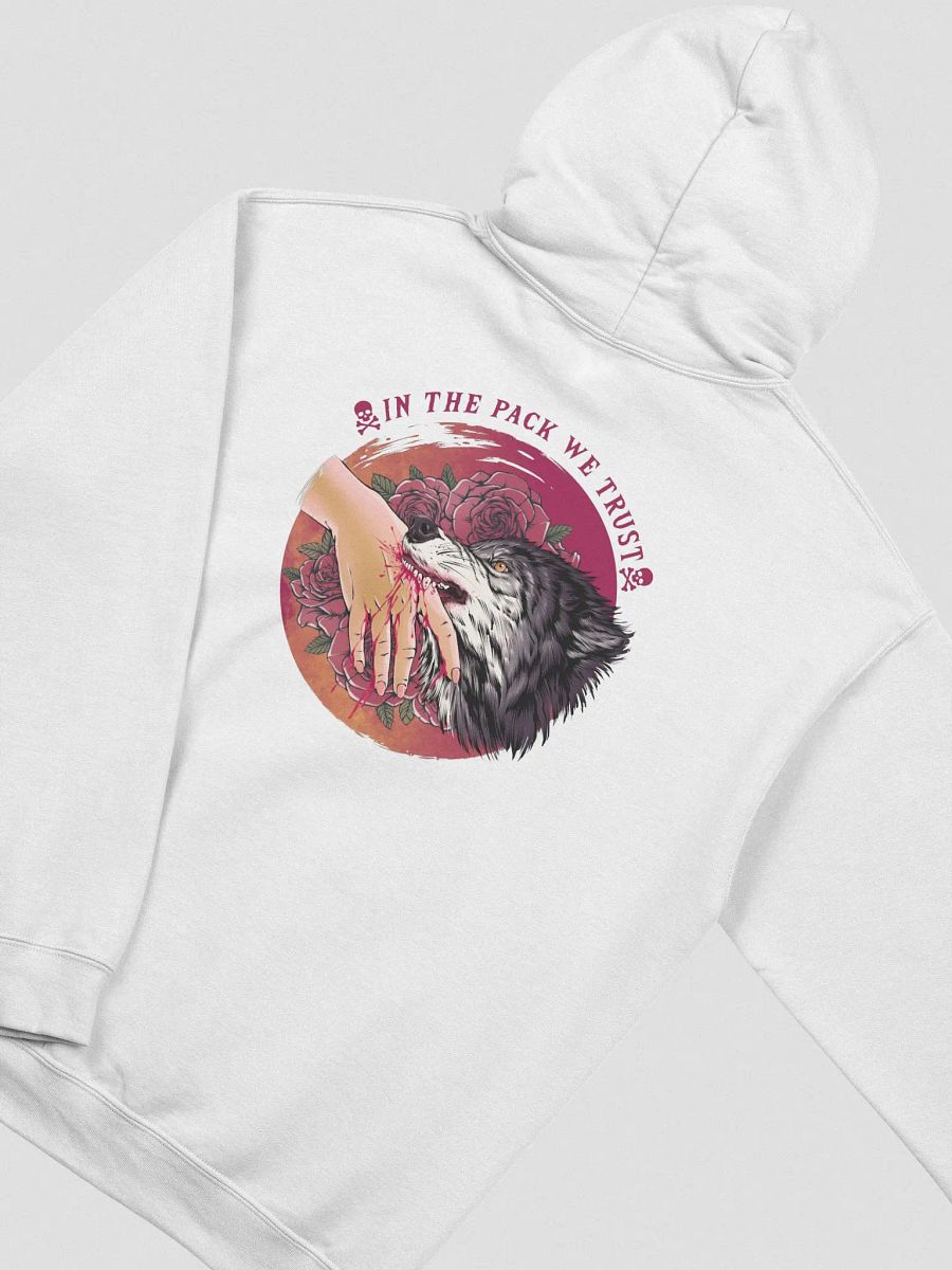 Premium Hoodie In the Pack We Trust (White) product image (4)
