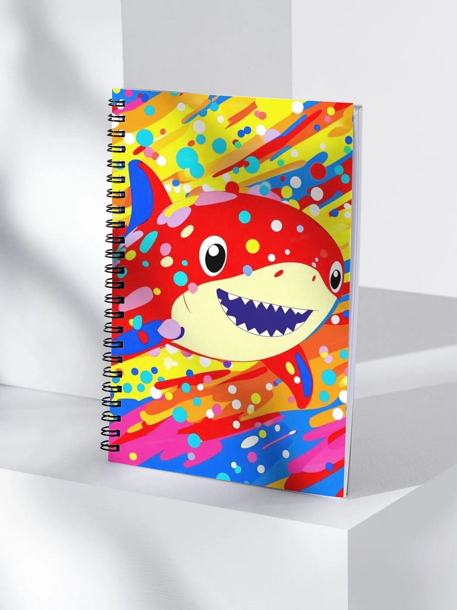 Vibrant Shark Adventures Spiral Notebook product image (4)