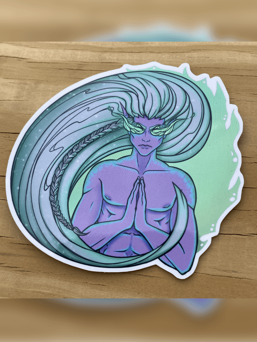 Magic Angel Holographic Waterproof Sticker product image (2)