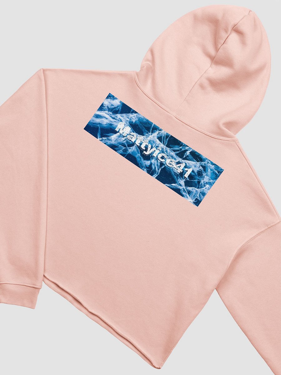 Mattyice Peach Womens Cropped Hoodie product image (4)