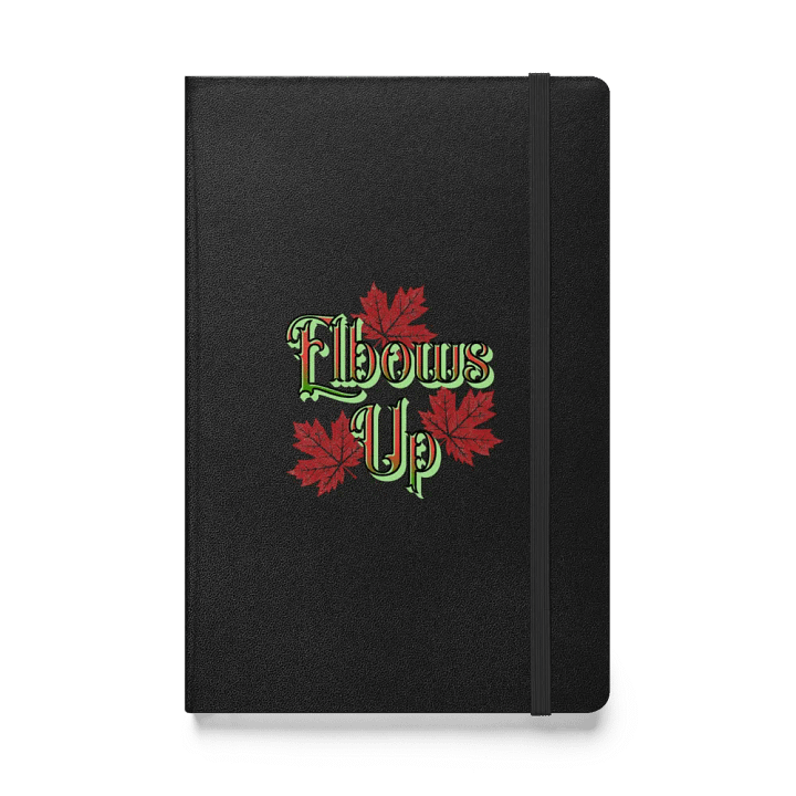 Elbows Up Maple Leaf Canada Hardcover Journal product image (1)