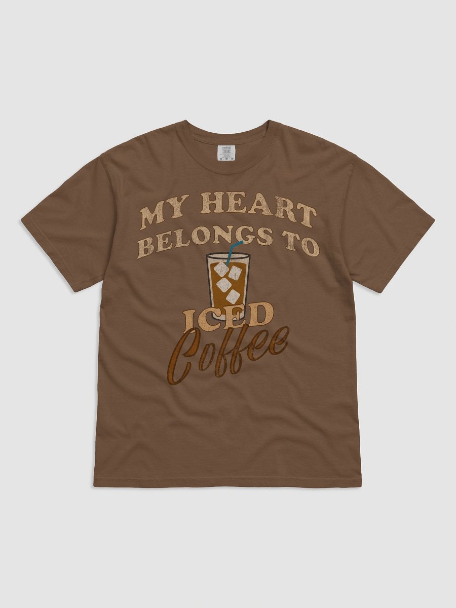 Iced Coffee Lover's Comfort Tee product image (4)