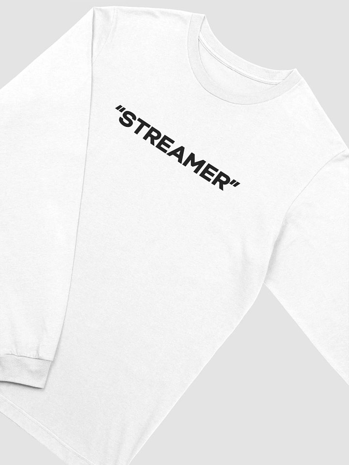 "Streamer" Long Sleeve (black text) product image (2)