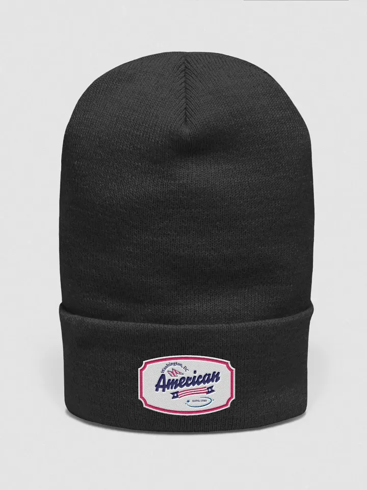 Washington DC American Flag Cuffed Beanie product image (1)