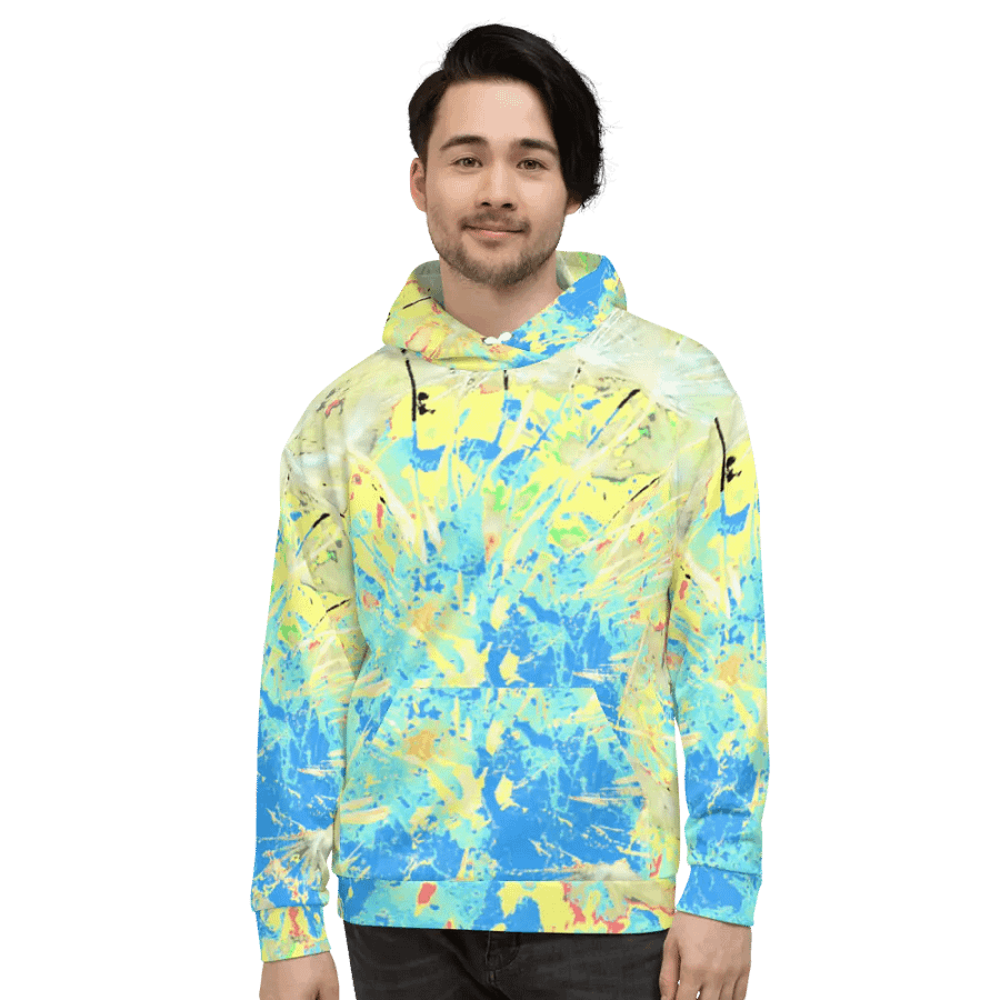 Cool Abstract Dandelion Seeds Unisex Pull Over Hoodie product image (2)