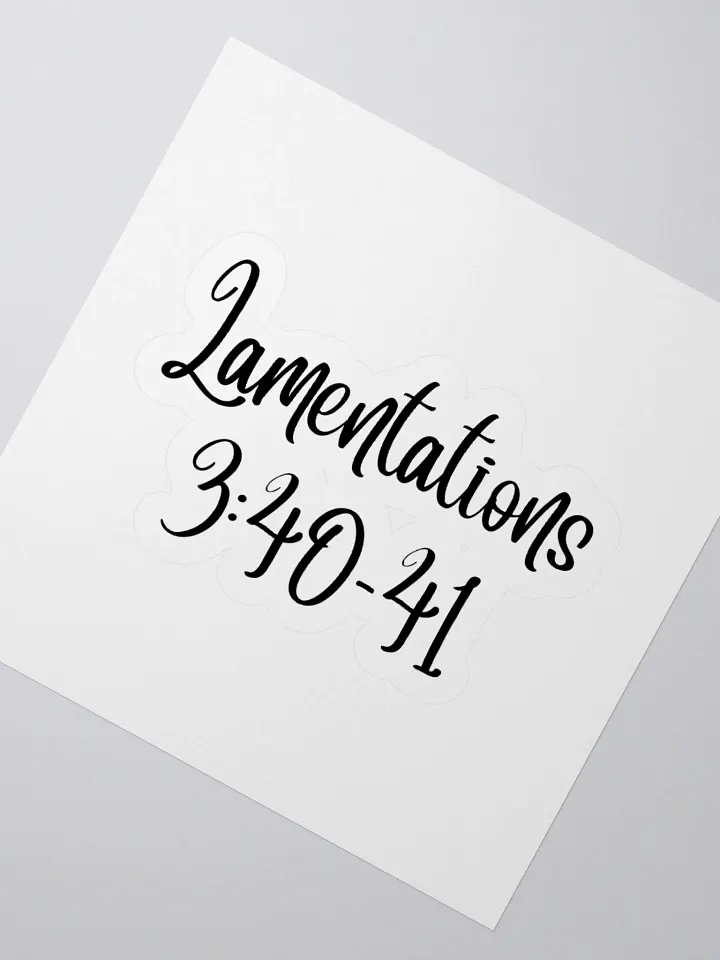 Lamentations 3:40-41 product image (4)