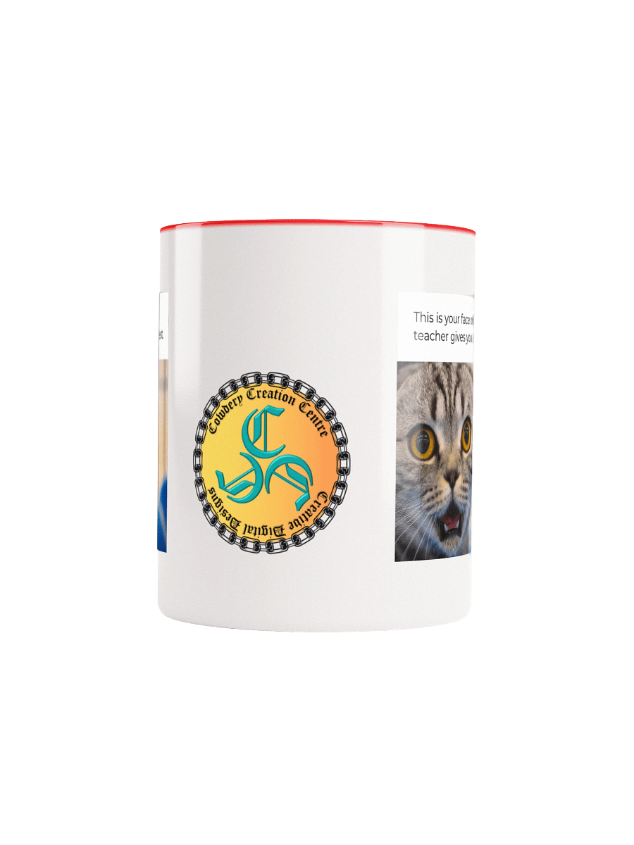 Surprise Meme Cat Ceramic 2T-Mug product image (5)