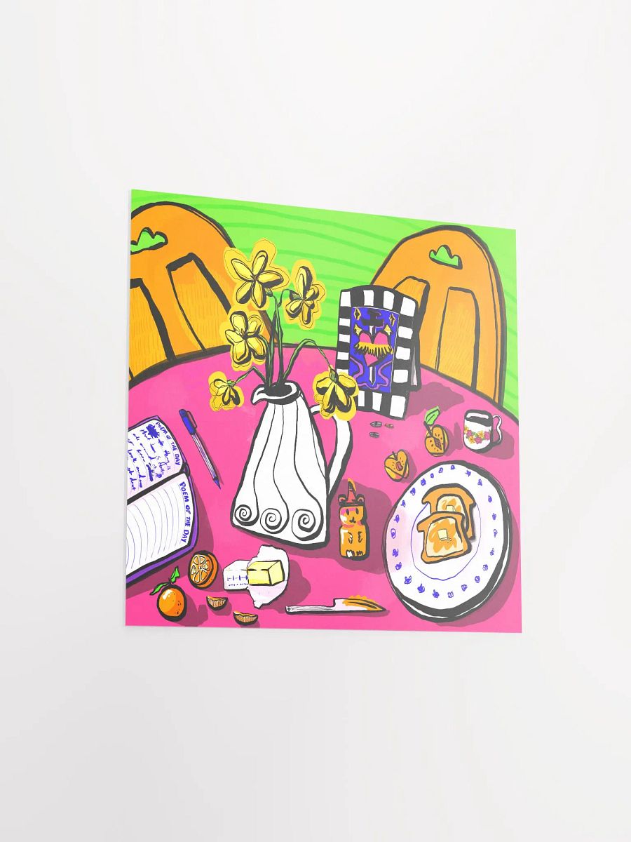 Writer's Breakfast Art Print product image (3)
