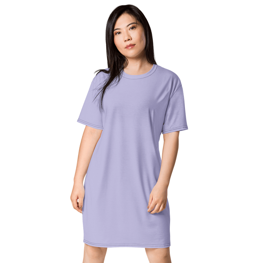 Oversized T-Shirt Dress - Delicate Melrose, Sizes 2XS-6XL product image (1)