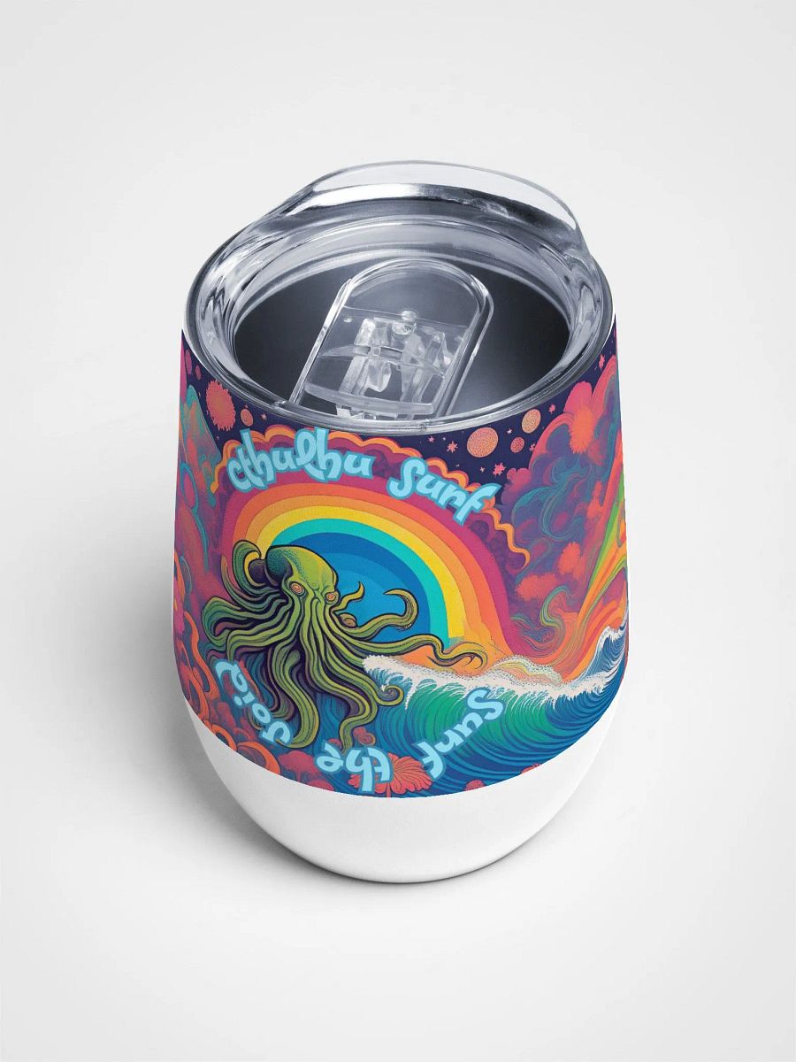 Cthulhu Surf Stainless Steel Wine Tumbler 02A product image (4)