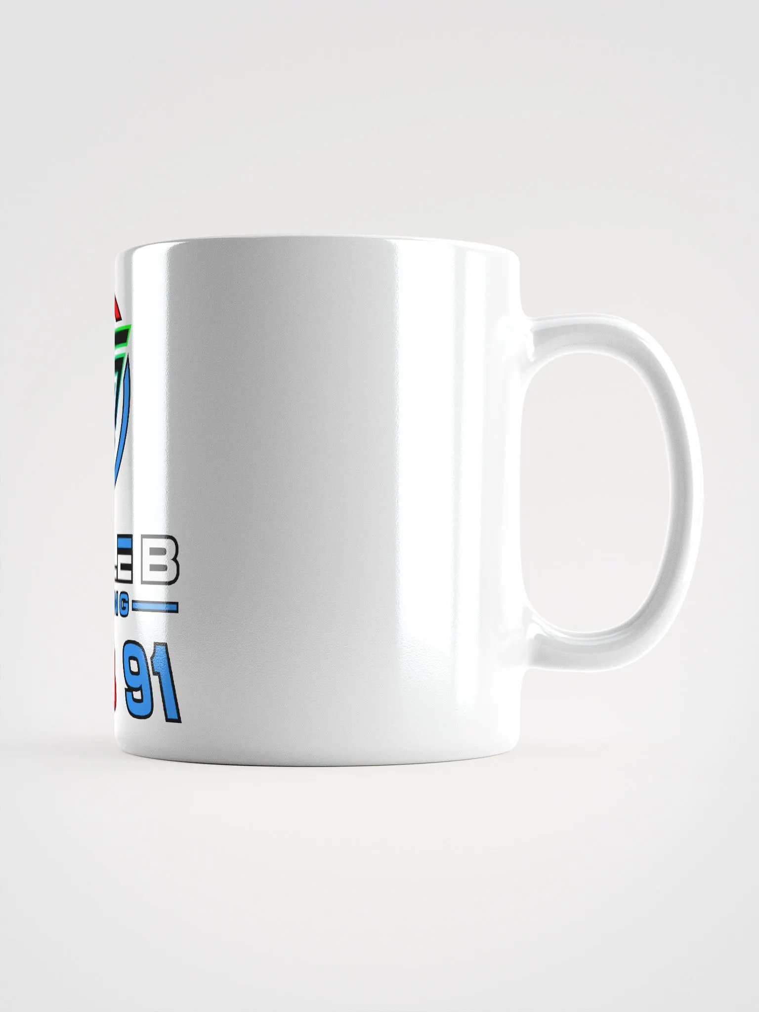 PRIZM Triple B Racing numbers mug (White) product image (2)