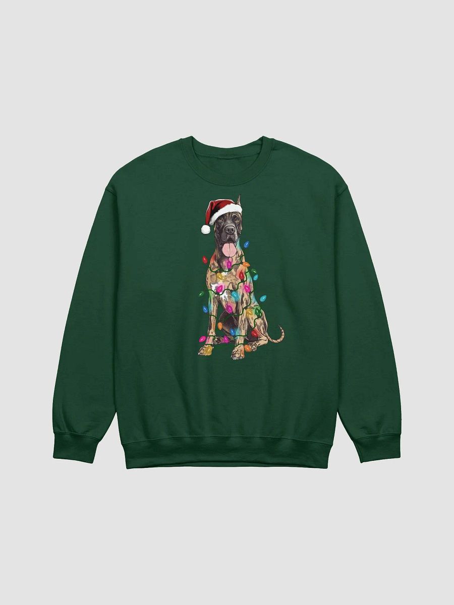 Funny Great Dane(Brindle, Cropped Ears) Christmas Sweatshirt product image (8)
