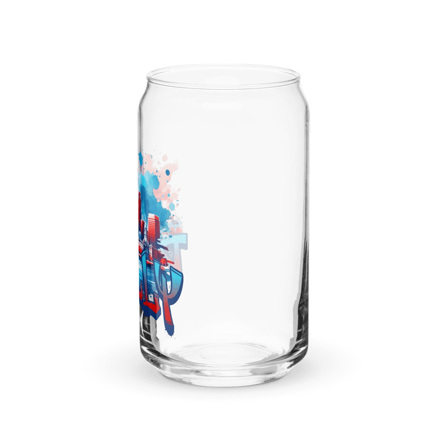 PHILLY CITYSCAPE Can-Shaped Glass - RED/BLUE product image (9)