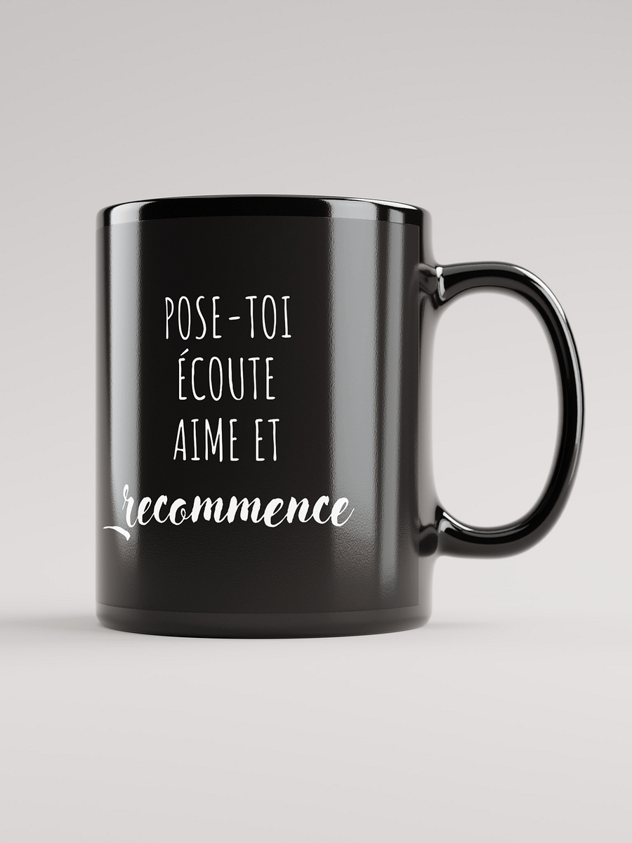 Mug Noir - Pose-toi - Cadeau citation positive product image (1)