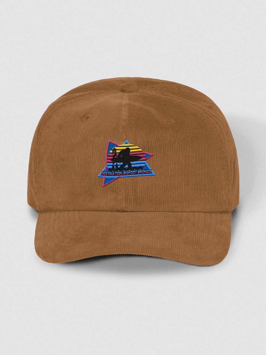 Destination Bigfoot Bronco Corduroy Retro-Inspired Dad Hat (Camel) product image (1)