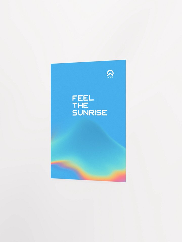 Onux - Gen1 - Poster - A | Feel the sunrise product image (2)
