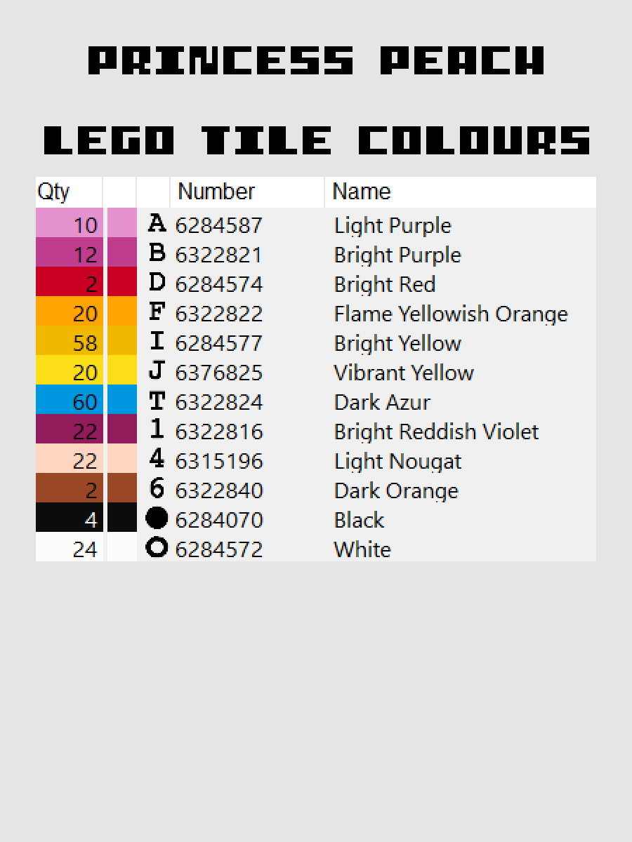 Princess Peach Pixel Art product image (5)