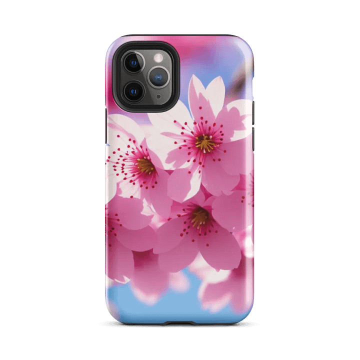 Tough Phone Case for iPhone® - Japanese Cherry Blossoms product image (2)