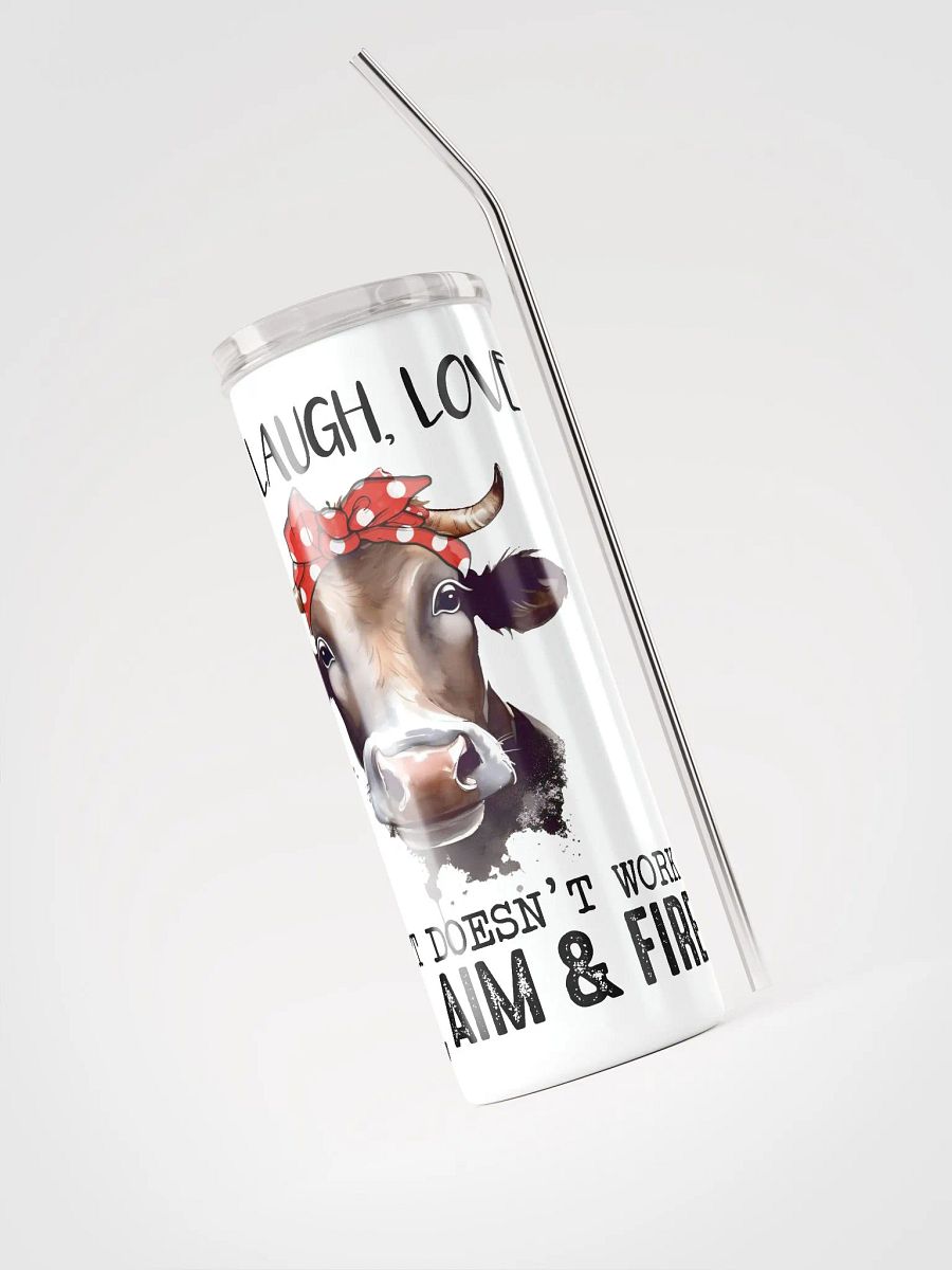 Moo-luscious Stainless Steel Tumbler product image (3)