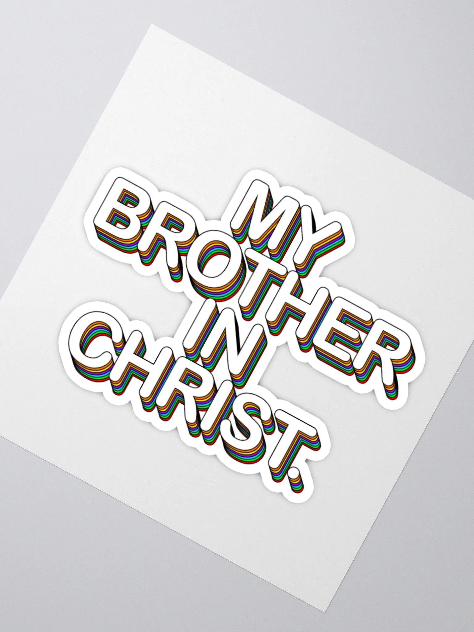 'My Brother In Christ' Sticker product image (5)