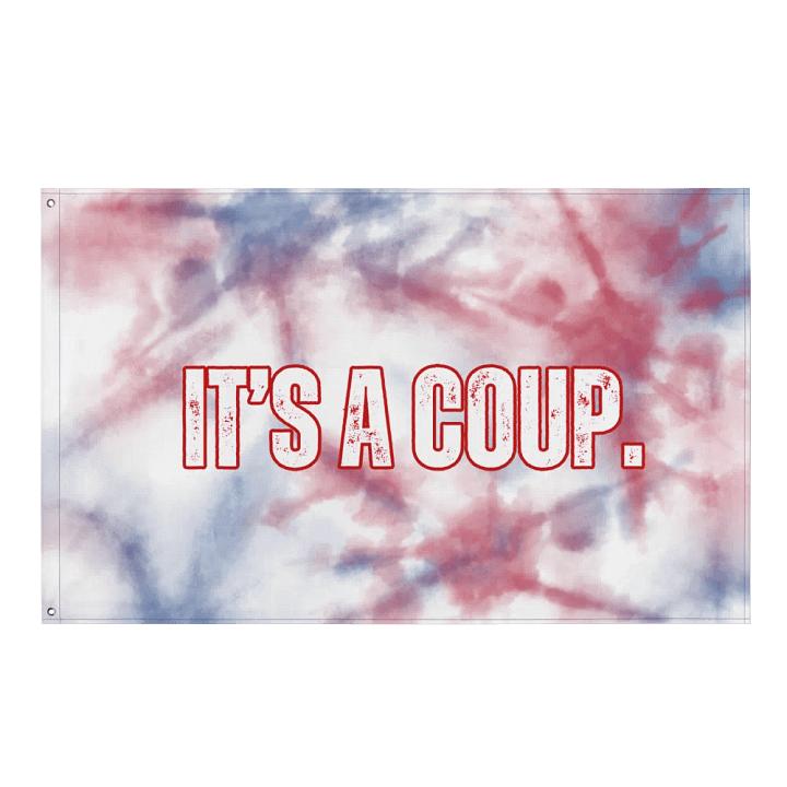 Resistors, It's a Coup, Tie Dye Flag product image (1)