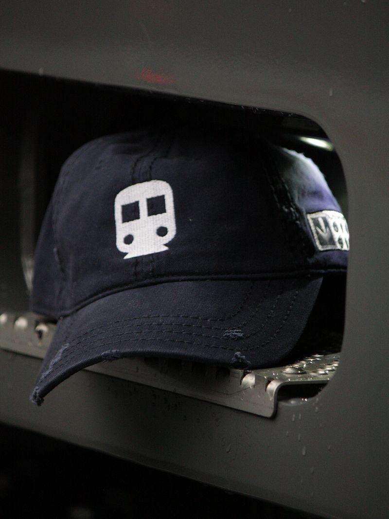 White Train Punk Cap