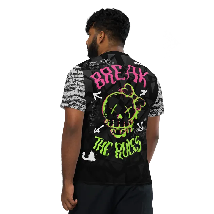 Break the rules | Recycled Unisex Sports Jersey product image (1)