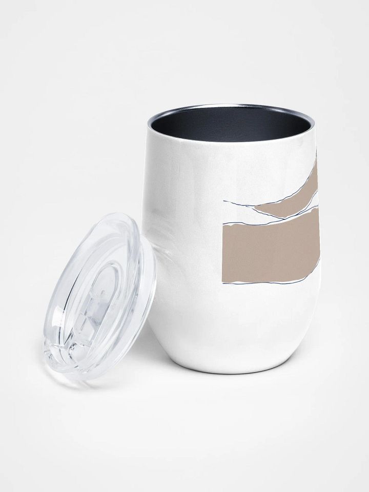 Gilbert Peak wine tumbler (tan sketch) product image (2)