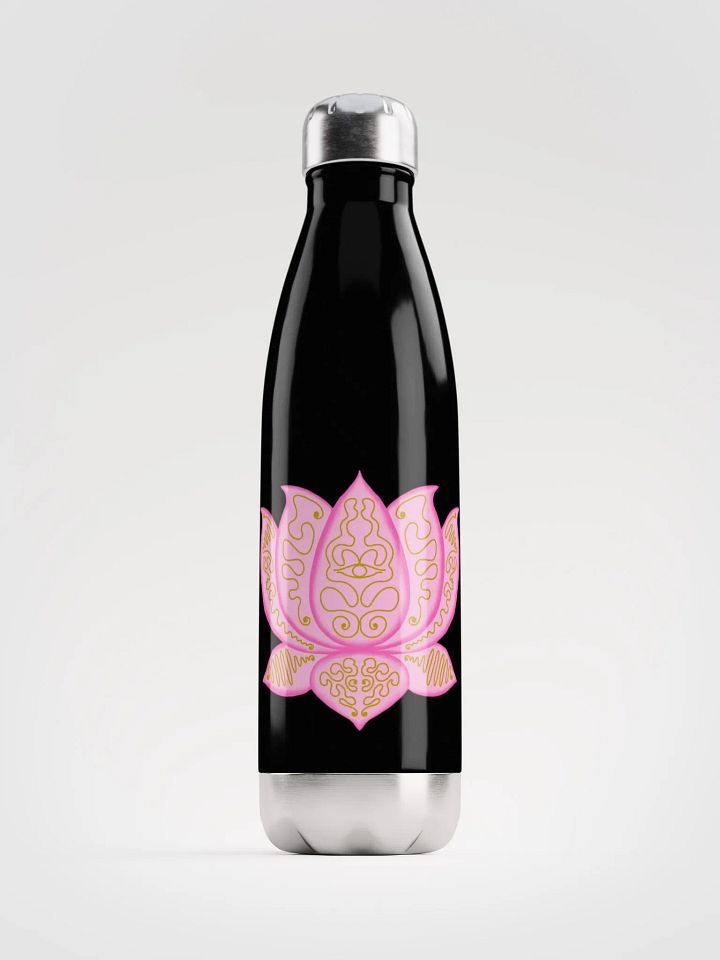 Golden Lotus Stainless Steel Water Bottle product image (1)