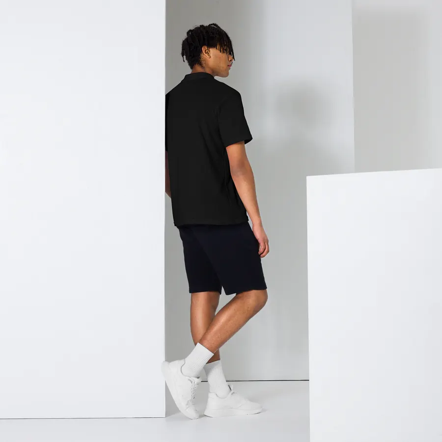 Black Gildan Unisex Pique Polo Shirt product image (5)