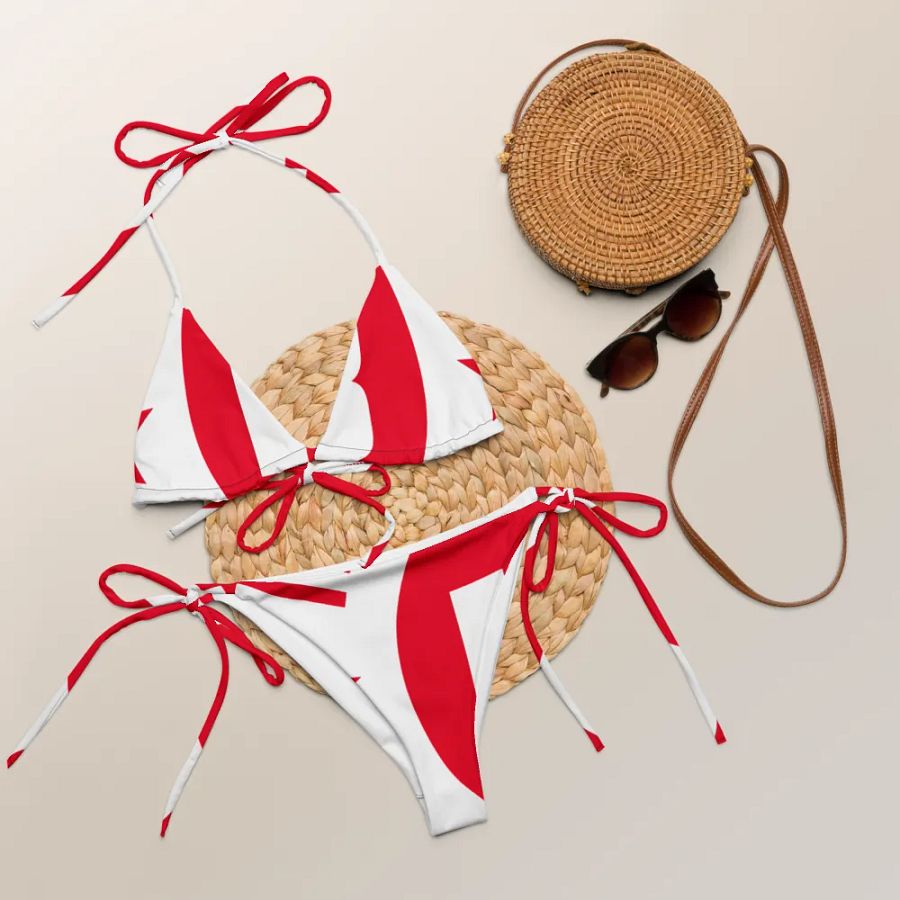 IFBNewsfeed.Org's All-Over Print Recycled String Bikini product image (8)