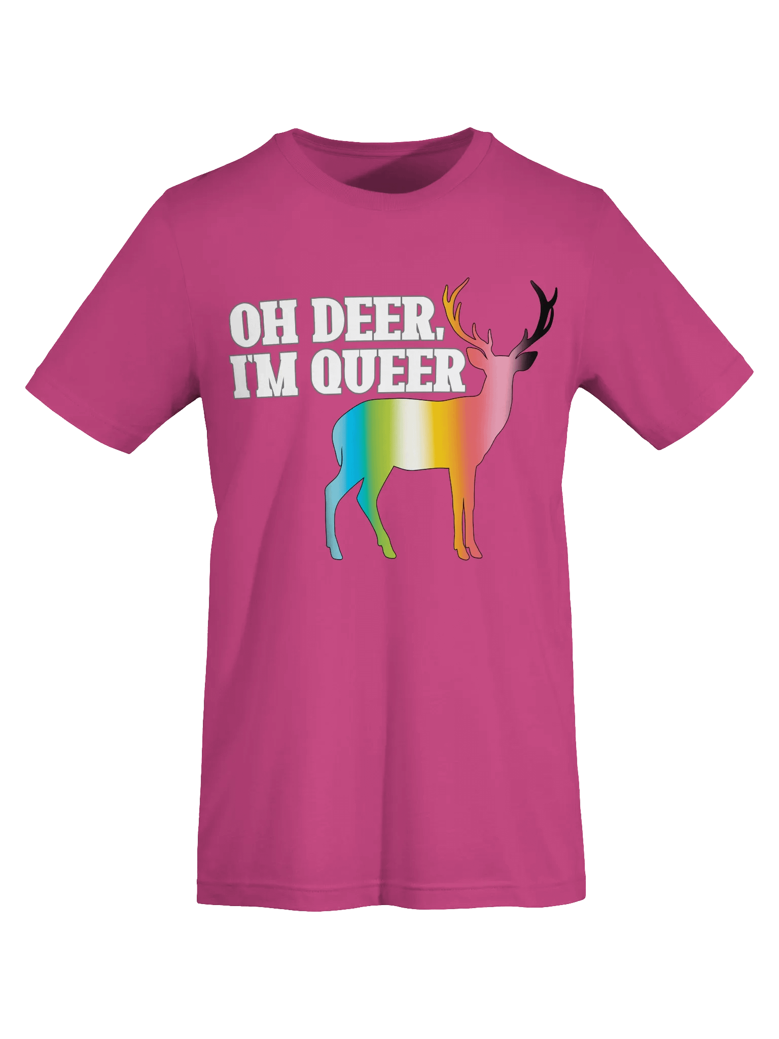 Oh Deer, I'm Queer- Queer Flag T-shirt product image (72)
