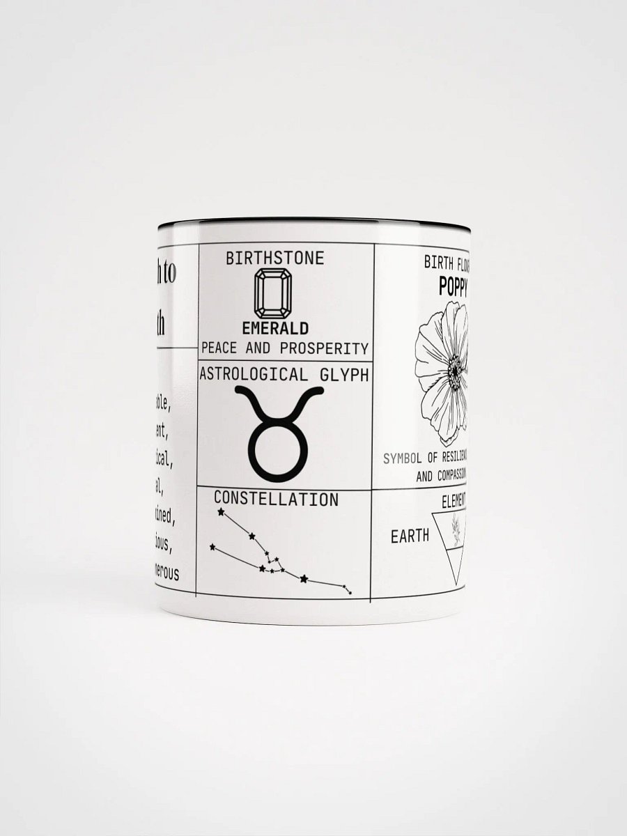 Taurus Zodiac Ceramic Mug product image (2)