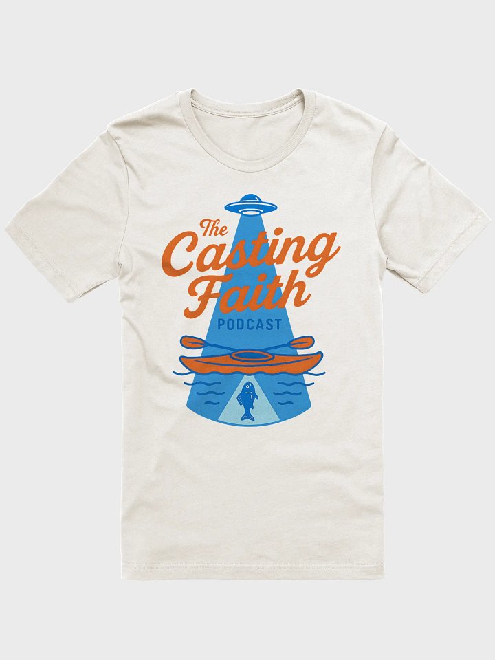 🛸 Strange Waters Tee – Funny Faith Shirt The Casting Faith Podast product image (1)