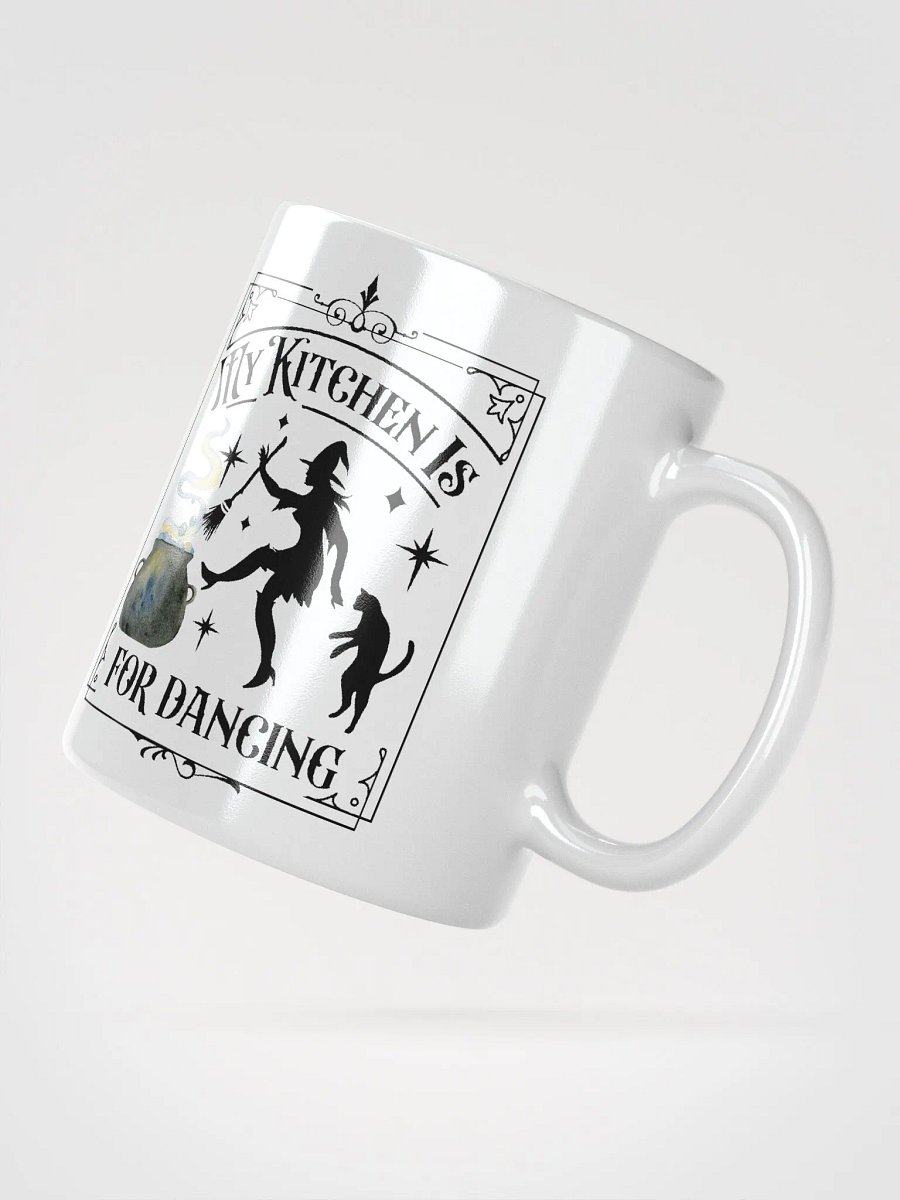 My Kitchen is For Dancing WHITE GLOSSY MUG - Witchy, Kitchen Witch, Magic Kitchen Gift product image (2)