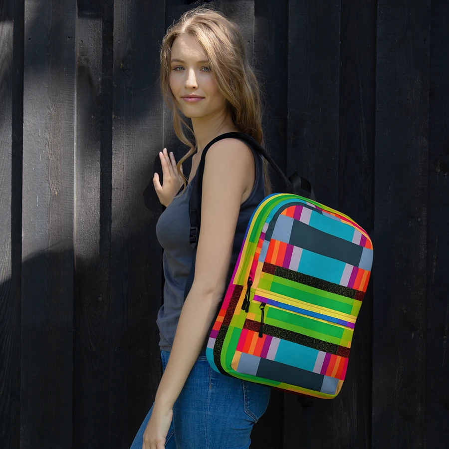 Colorful Blocks #1 - Backpack product image (4)