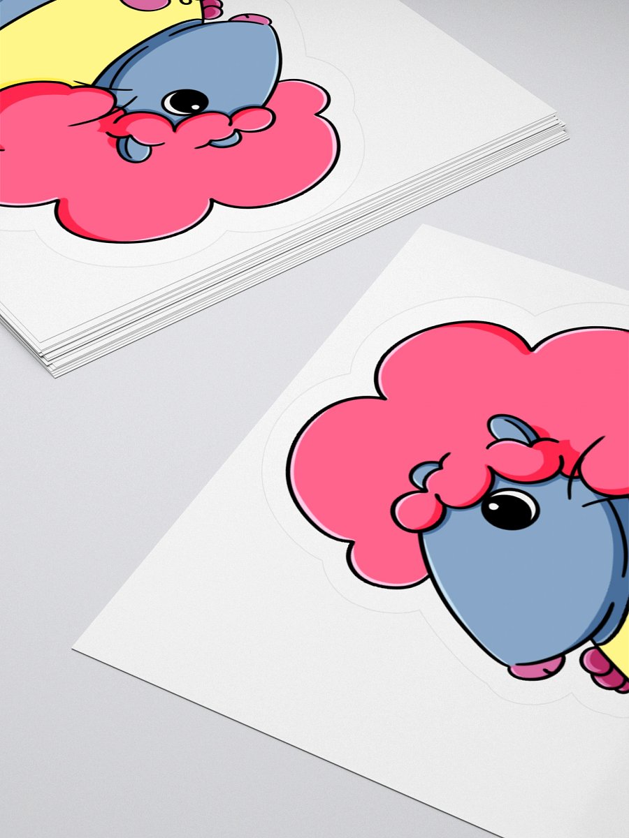 CHEESY RAT STICKER #2 product image (10)