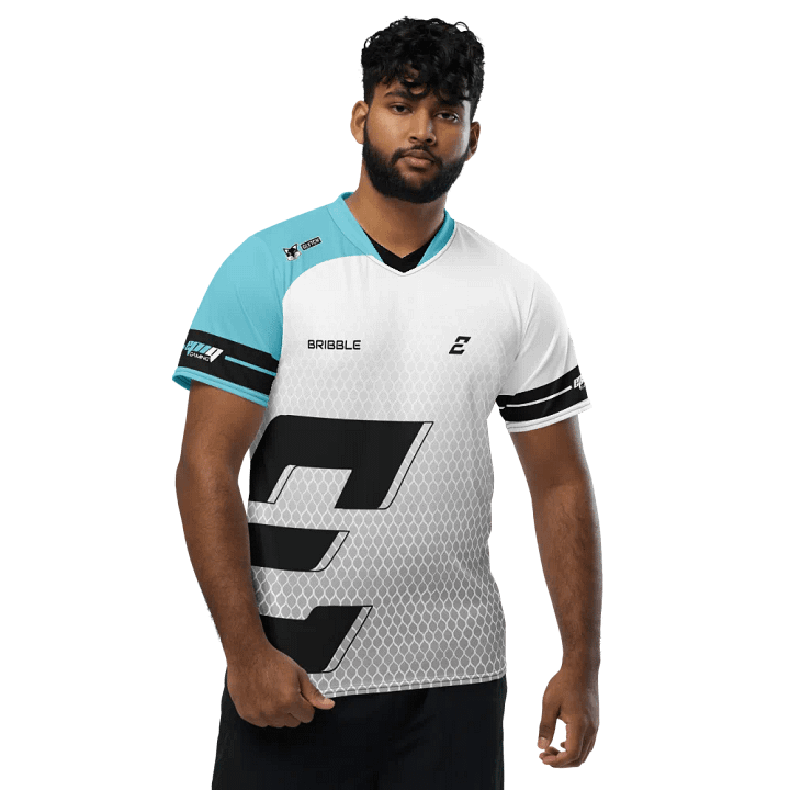 White "Bribble" Elite Pro Jersey product image (1)