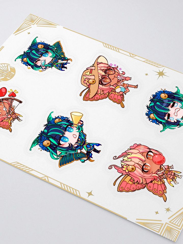 Solaris & Lunara Chibi Sticker Set product image (2)