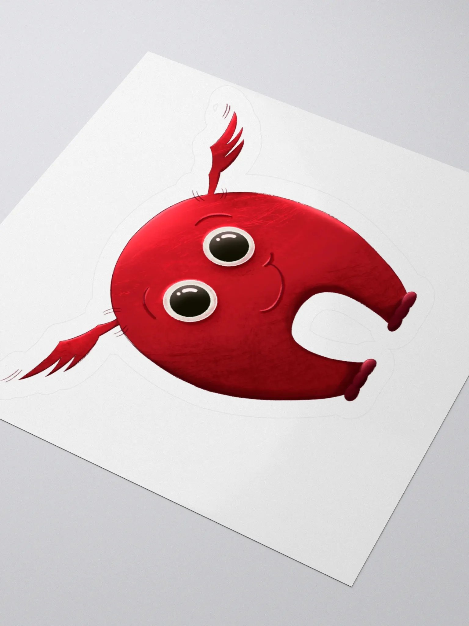 Little Monster Flappy Kiss Cut Stickers product image (8)