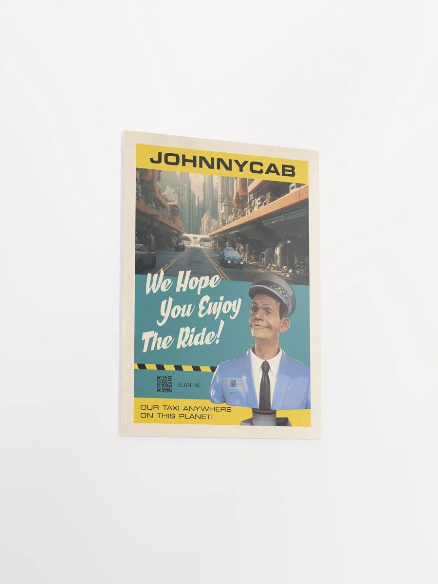Johnnycab. Ad. Total Recall, 1990 — Vintage space poster, movie poster product image (6)