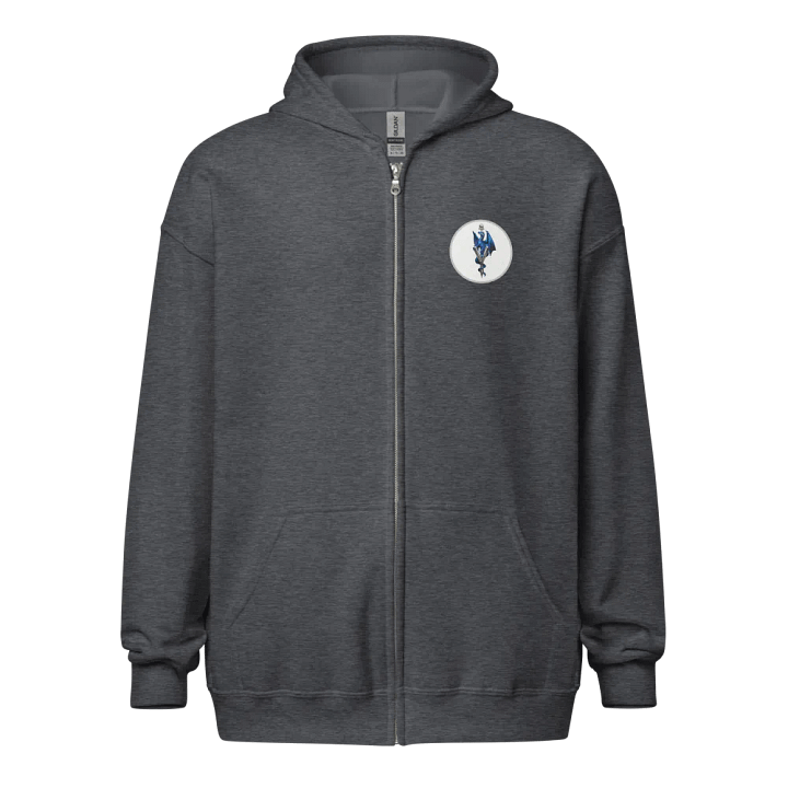 Dragon Doc Heavyweight Full-Zip Hoodie - Heather Grey product image (1)