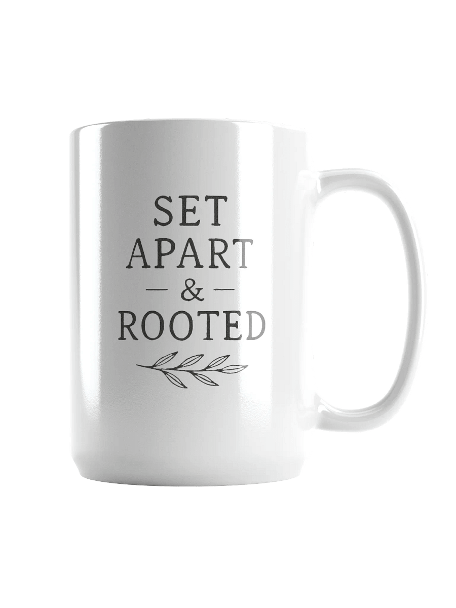 Set Apart & Rooted Leaf Logo Mug product image (2)