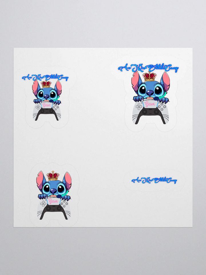 Royal Gamer Stitch Stickers product image (2)