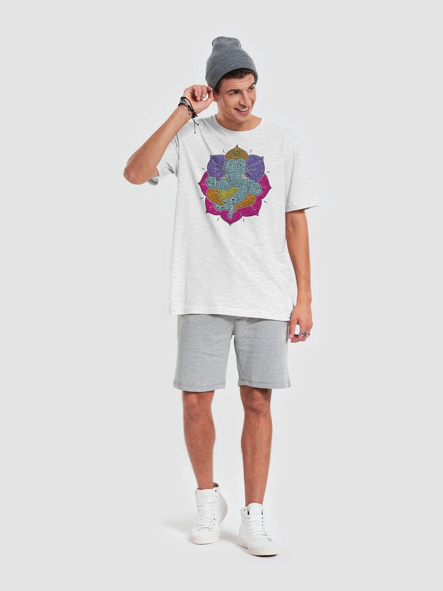 Ganesha Mosaic Lotus Tee - Vibrant Spiritual Art product image (57)